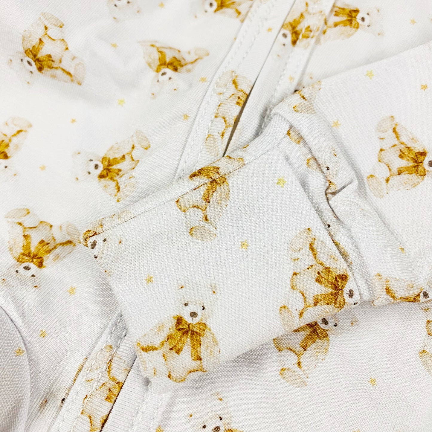 Charlie Bear Zip Romper