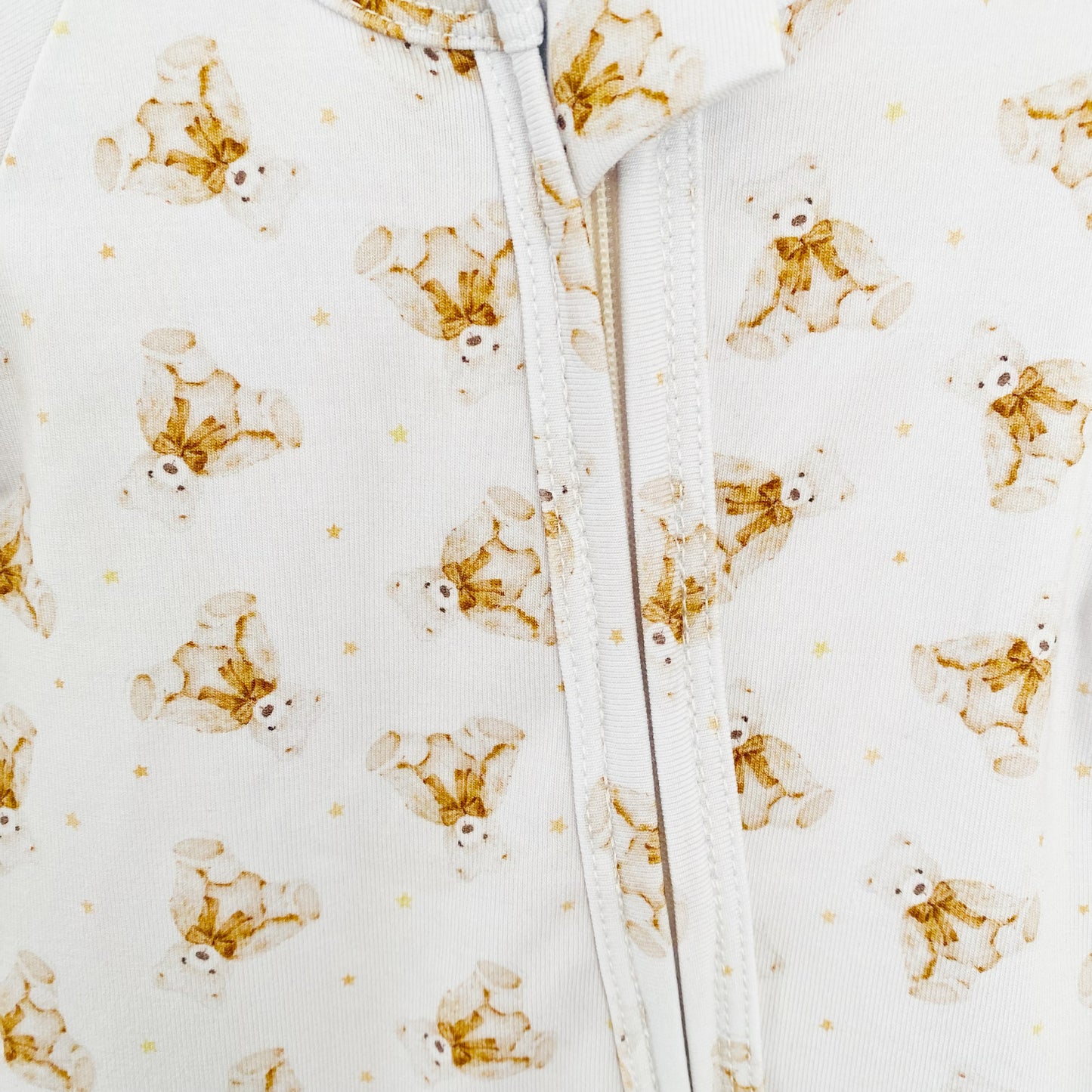 Charlie Bear Zip Romper