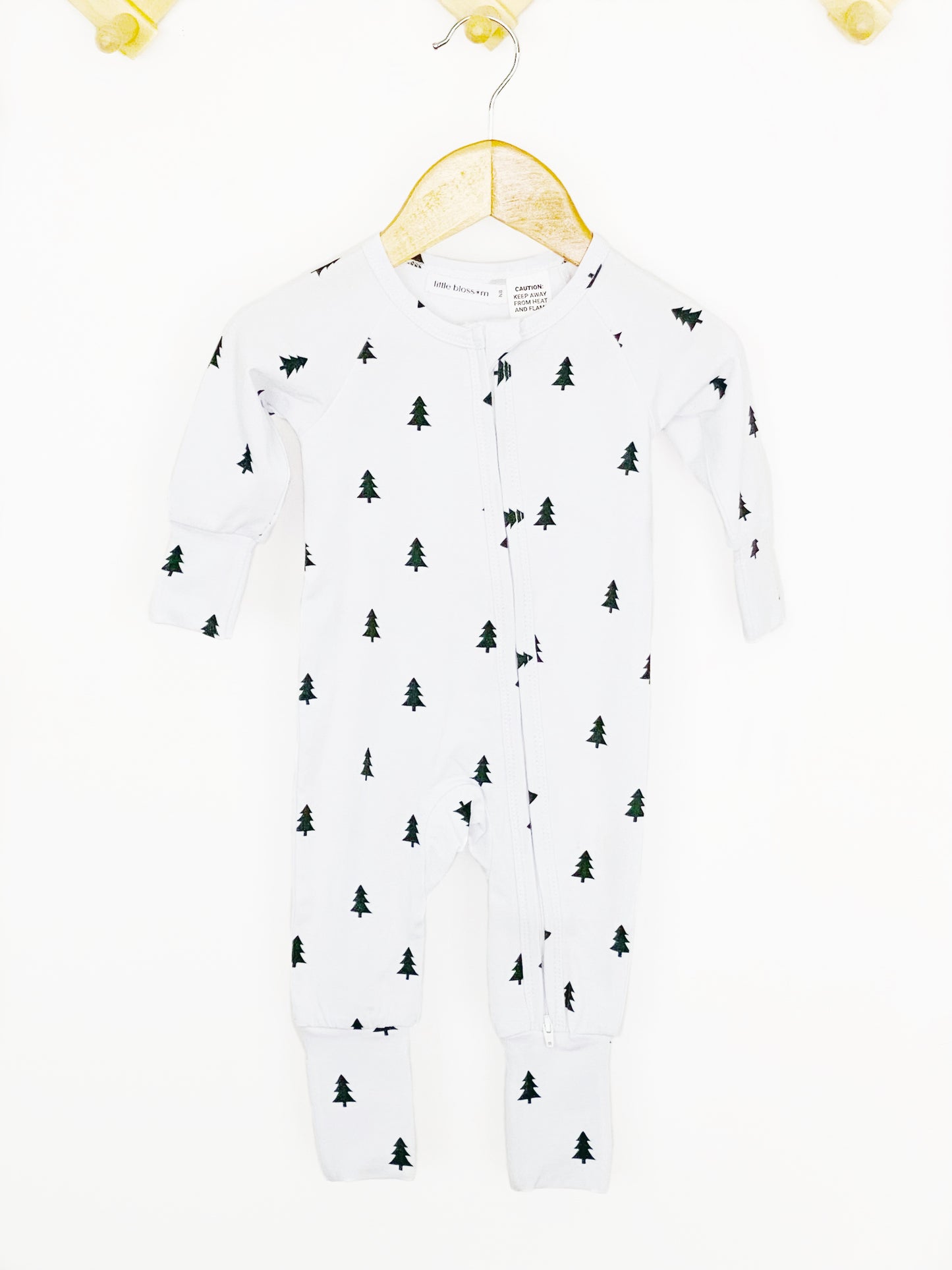 Little Trees Zip Romper