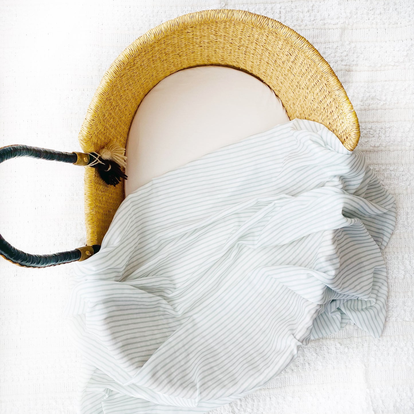 Sage Stripes Swaddle Wrap